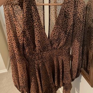 Leopard Romper